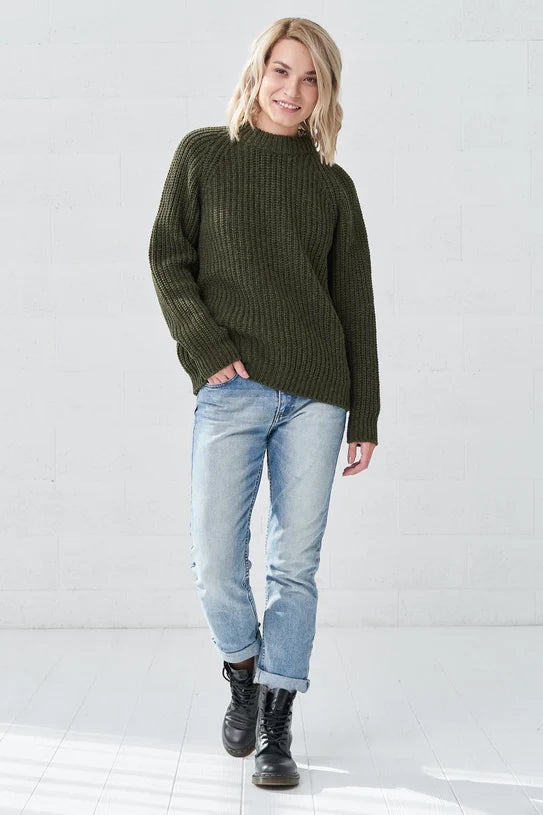 The Alexander Merino Wool Sweater – Olive