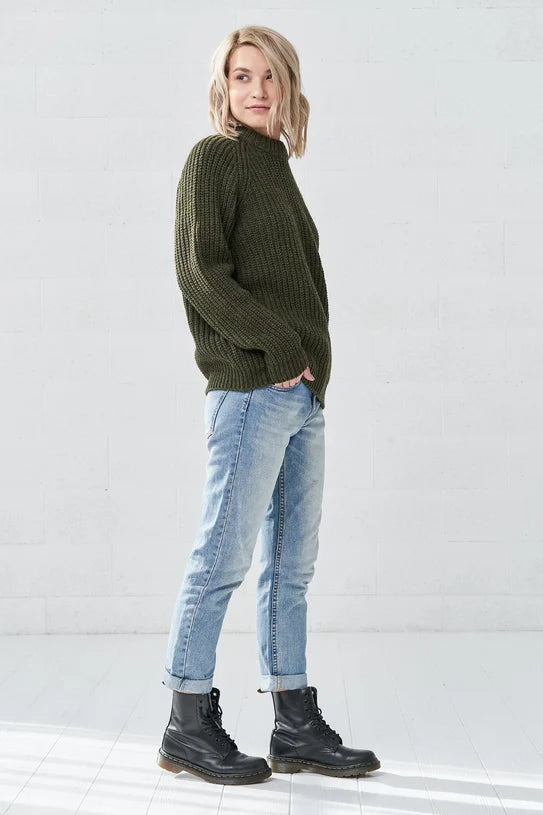 The Alexander Merino Wool Sweater – Olive