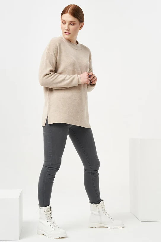 The Flow Merino Wool Sweater – Sand