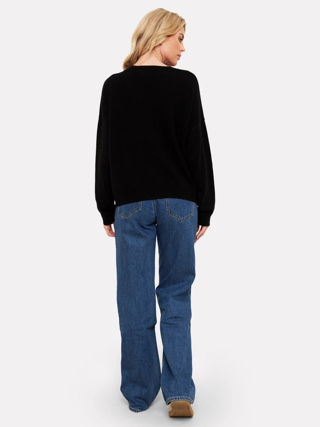 Relaxed Mongolian Cashmere Crew-Neck Jumper