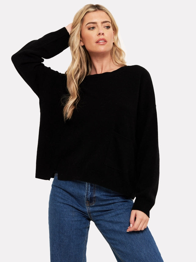 Relaxed Mongolian Cashmere Crew-Neck Jumper