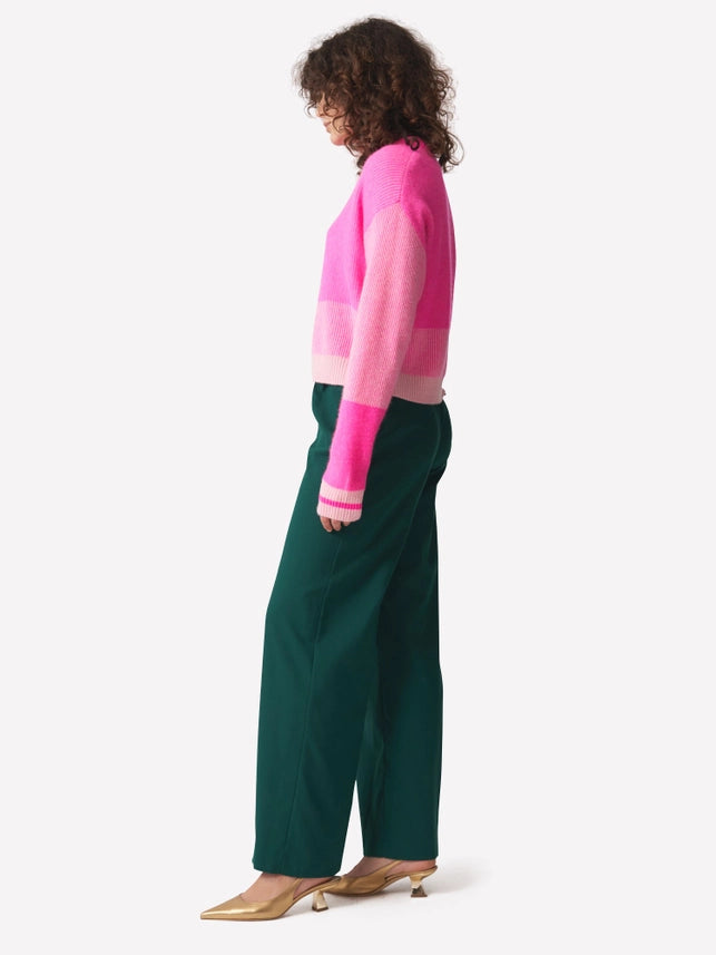 Marlie Plaited Crew Neck Jumper