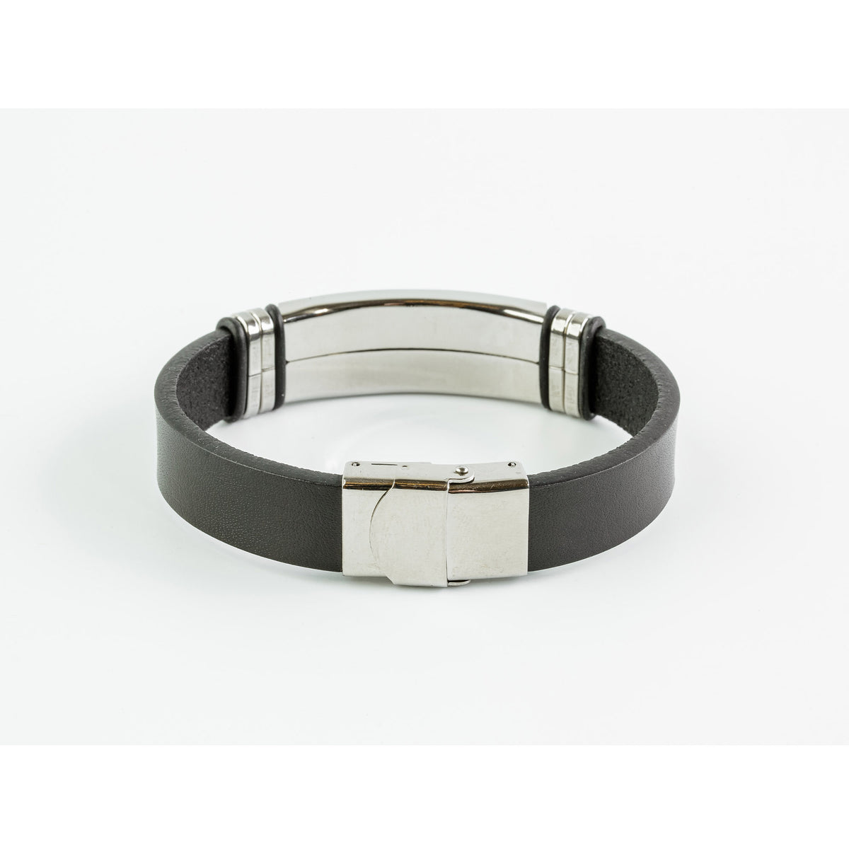 Men’s Natural Baltic Amber Mosaic Leather Bracelet – Cherry Red