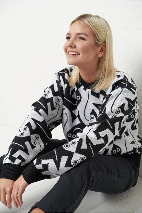 The Lizard Wool-Blend Sweater