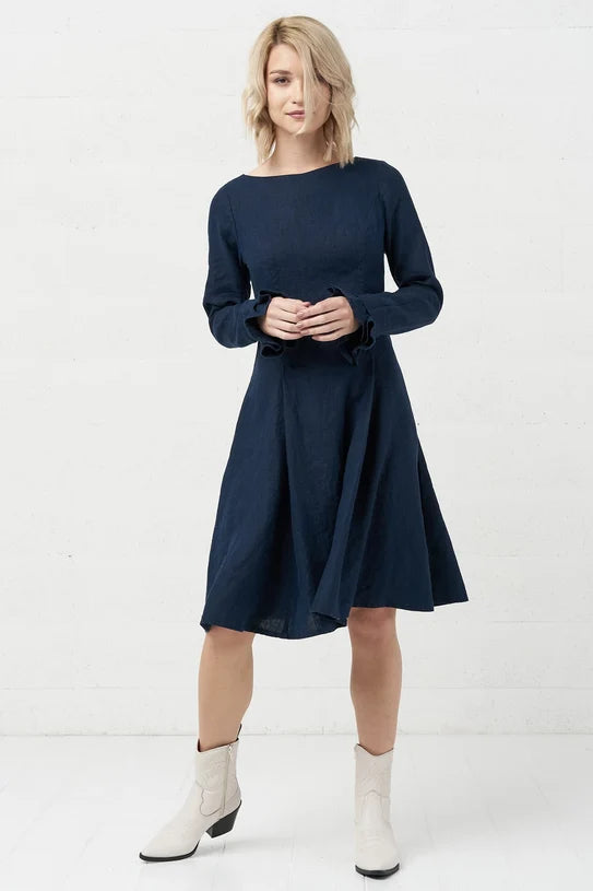 The Justina Linen Dress