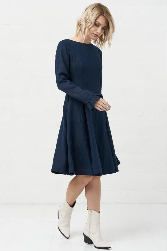The Justina Linen Dress