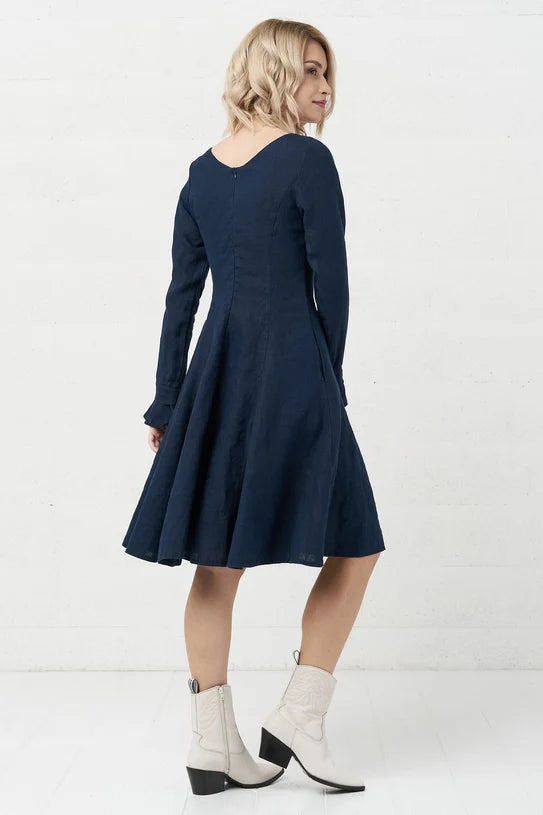 The Justina Linen Dress