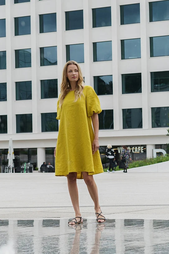 The Madre Relaxed Linen Dress