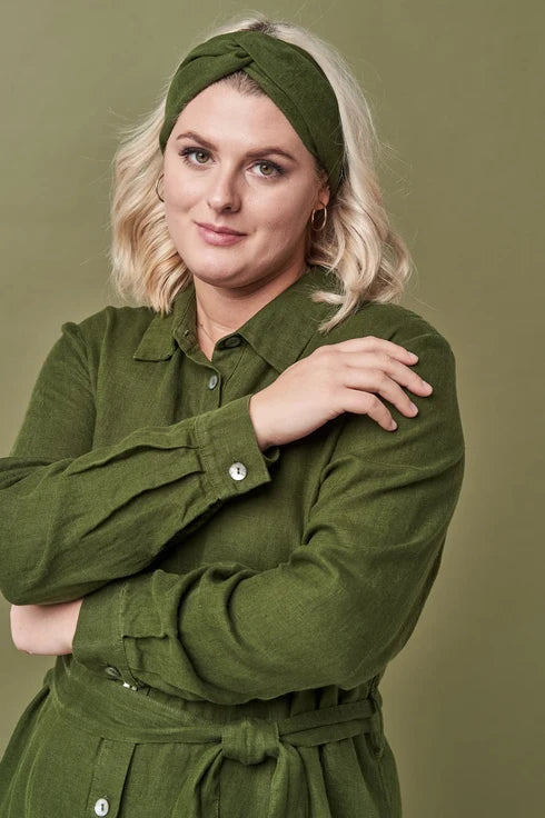 The Nika Linen Shirt Dress