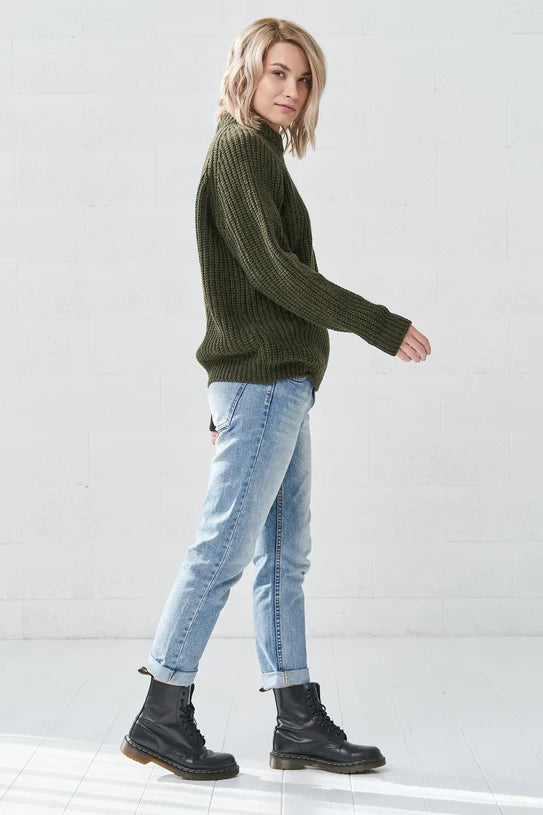 The Alexander Merino Wool Sweater – Olive