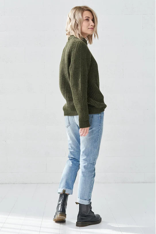The Alexander Merino Wool Sweater – Olive