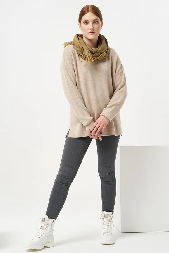 The Flow Merino Wool Sweater – Sand