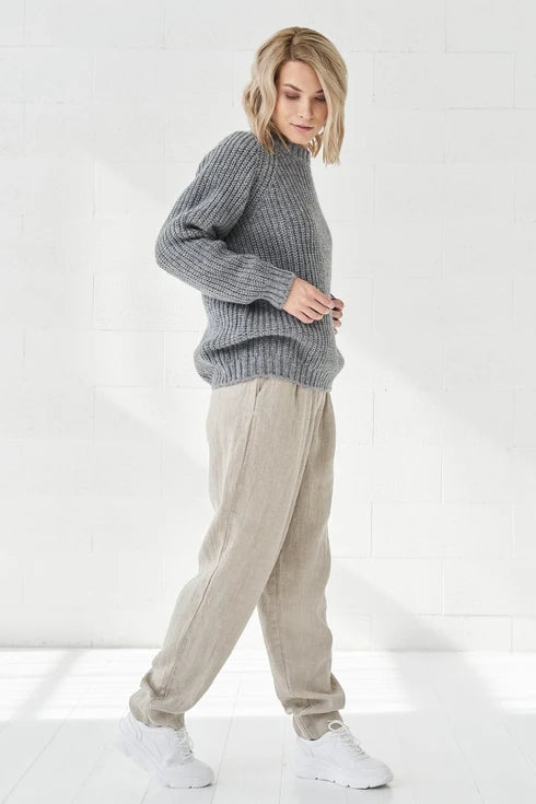 The Alexander Merino Wool Sweater – Grey