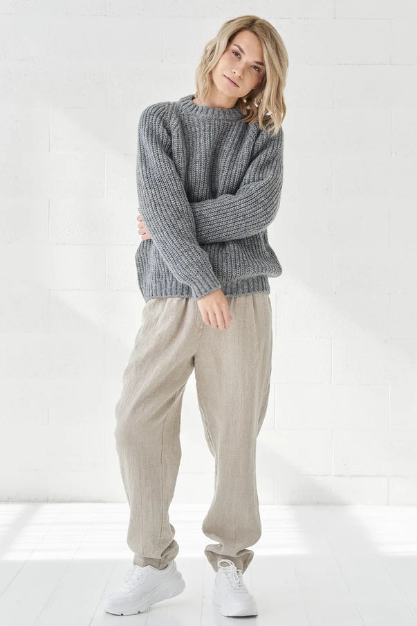 The Alexander Merino Wool Sweater – Grey