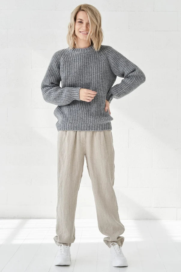 The Alexander Merino Wool Sweater – Grey