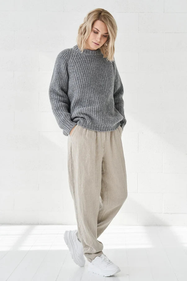 The Alexander Merino Wool Sweater – Grey