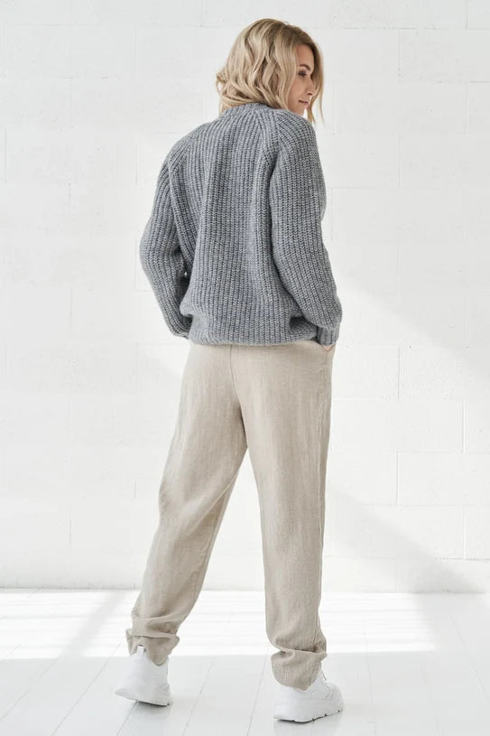 The Alexander Merino Wool Sweater – Grey