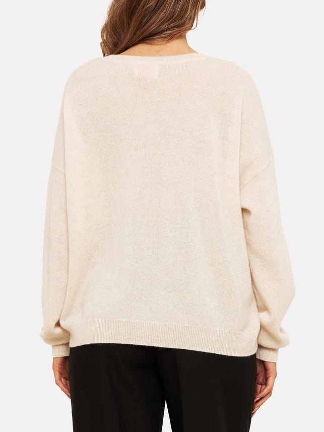 Relaxed Mongolian Cashmere Crew-Neck Jumper