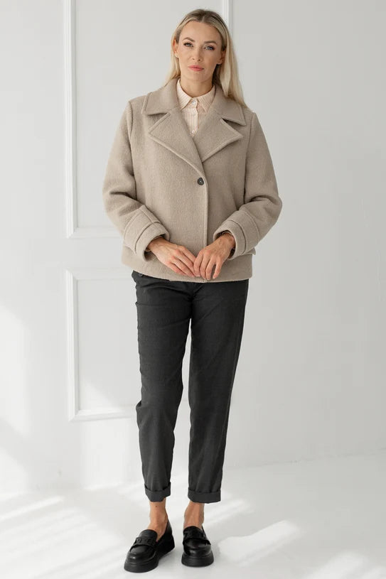 The Elizabeth Double-Breasted Wool Coat