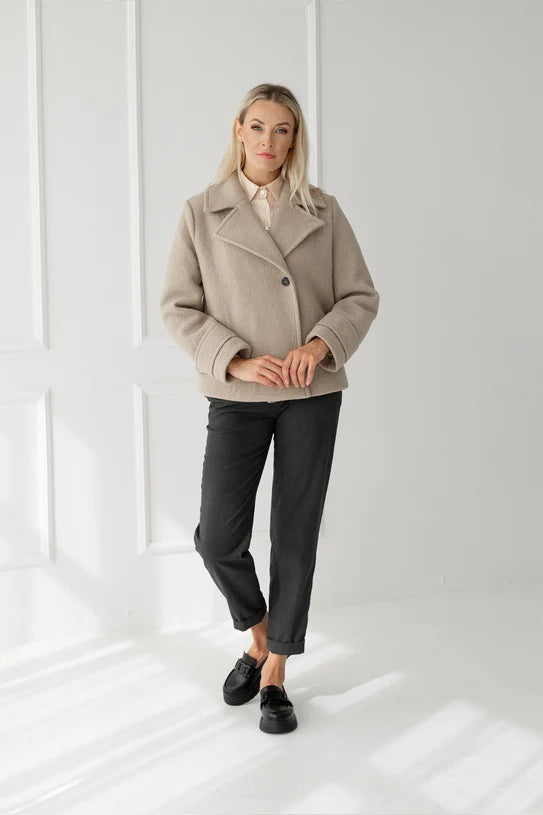 The Elizabeth Double-Breasted Wool Coat