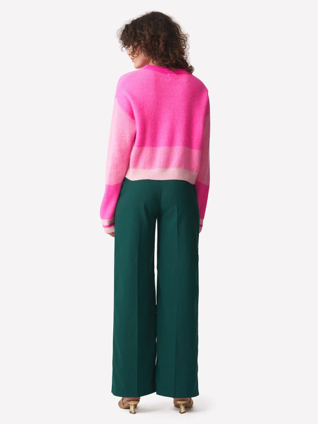 Marlie Plaited Crew Neck Jumper
