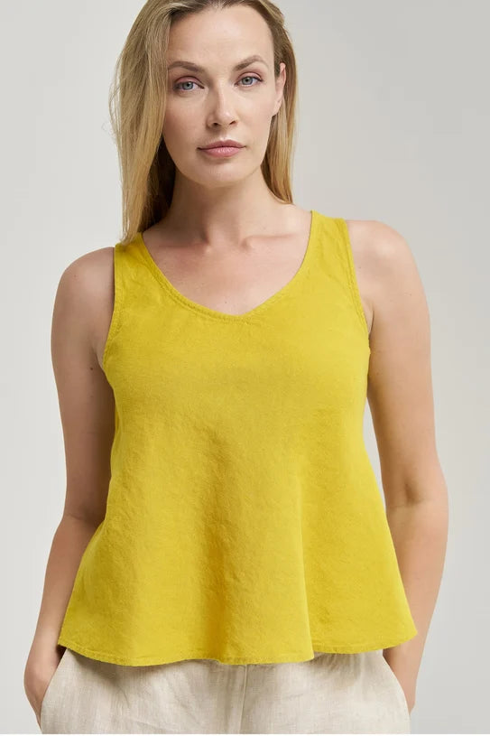 The Kim Cropped Linen Blouse